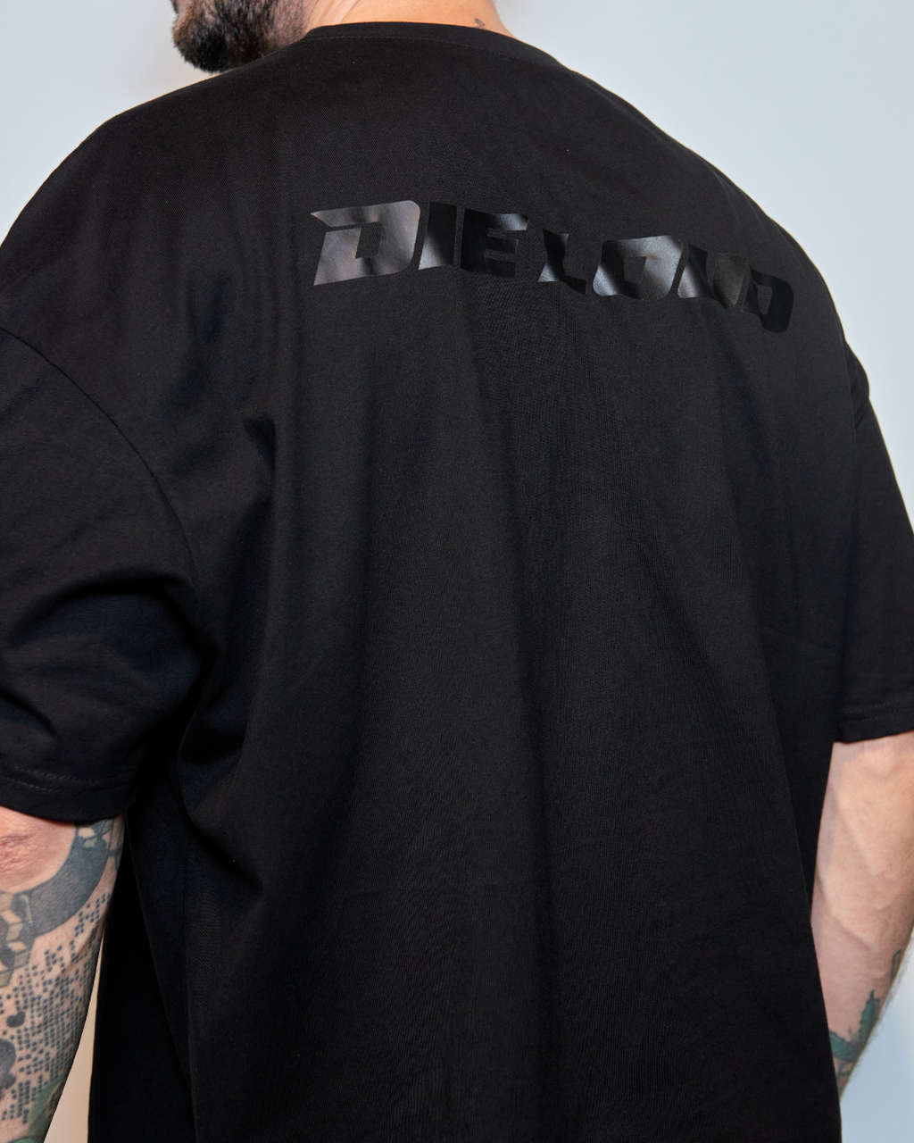 DIE LOUD BLACK LOGO TEE