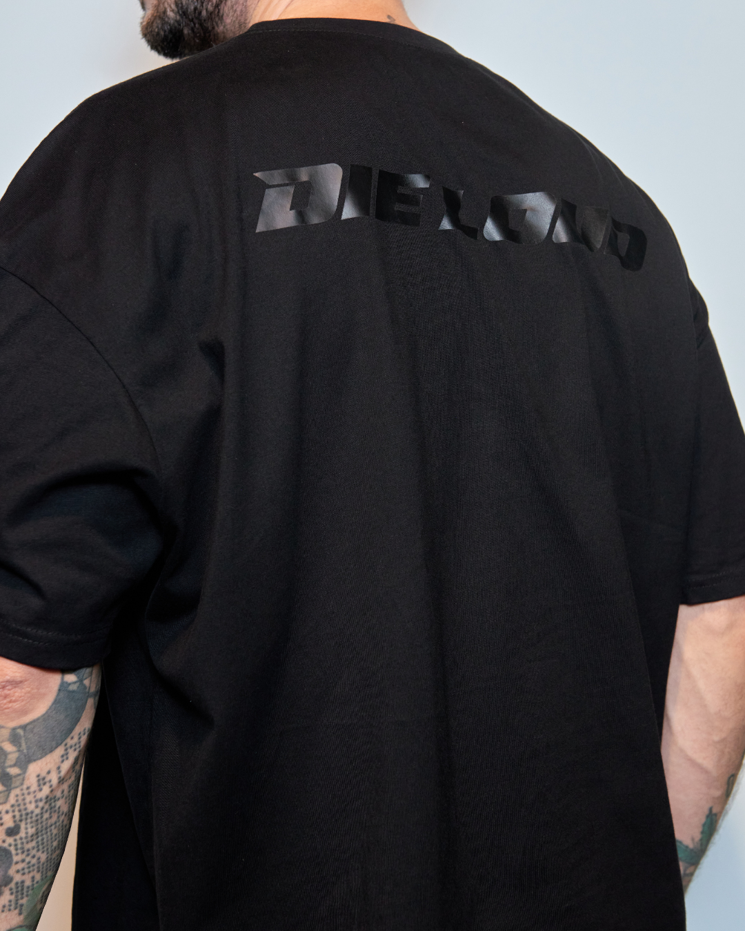 DIE LOUD BLACK LOGO TEE